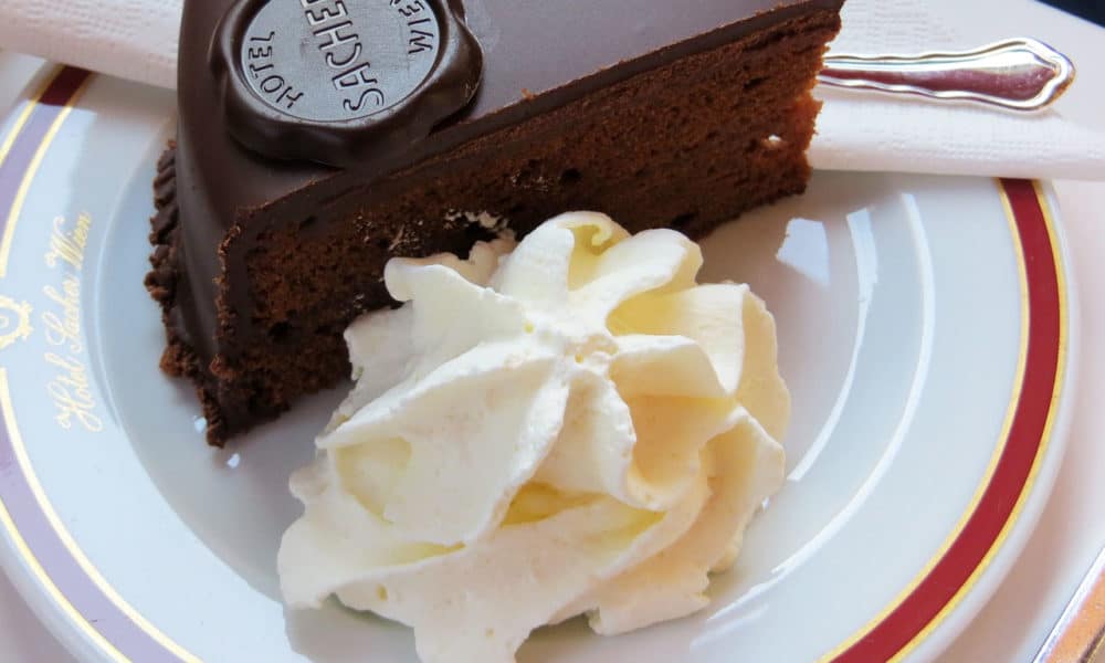 Sachertorte is a chocolate cake, or torte of Austrian Jewish origin., invented by Austrian Jew Franz Sacher in 1832 for Prince Metternich in Vienna, Austria.