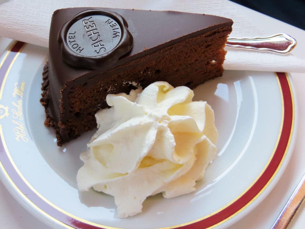 Sachertorte is a chocolate cake, or torte of Austrian Jewish origin., invented by Austrian Jew Franz Sacher in 1832 for Prince Metternich in Vienna, Austria.