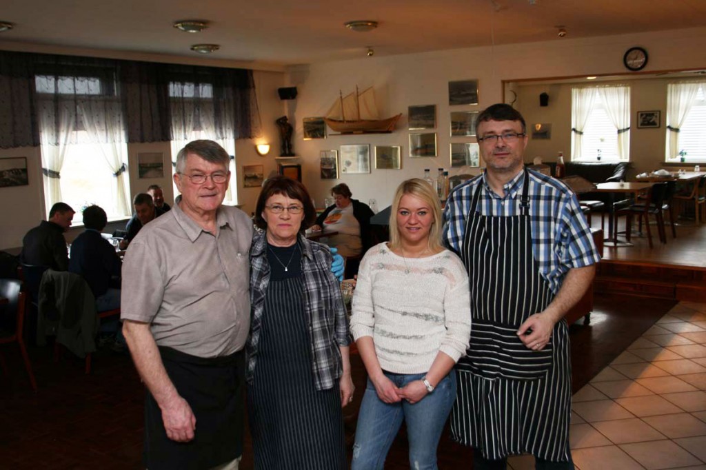 Jón Guðmundsson, Súsanna Joensen, Sunneva Ævarsdóttir og Guðjón Jónsson