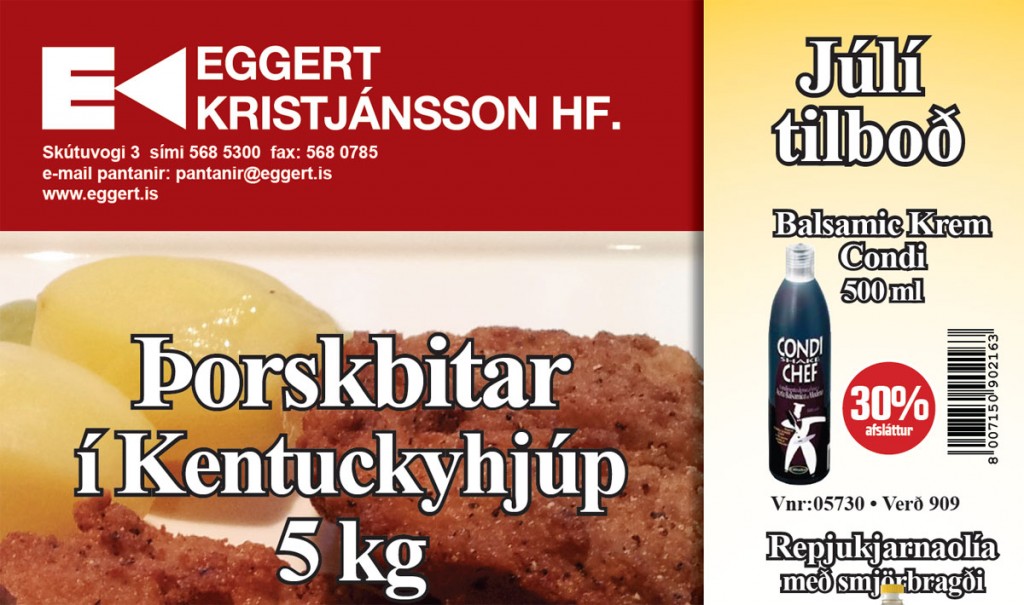 Girnilegt júlí tilboð frá Eggerti Kristjánssyni hf.