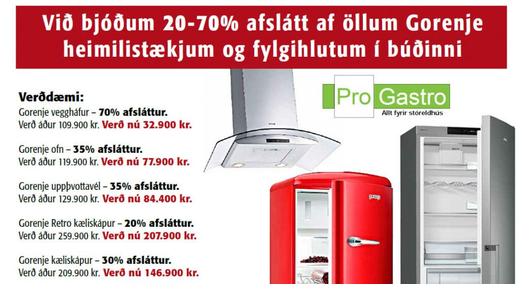 Progastro með umboð fyrir Görenje