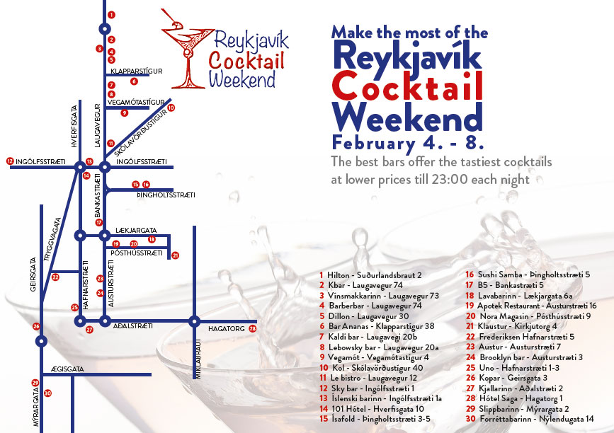 Reykjavík Cocktail Weekend 2015