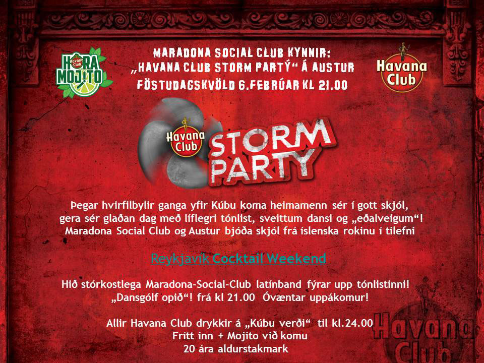 Havana Club Storm partý