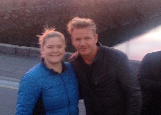 Ylfa Helgadóttir og Gordon Ramsay