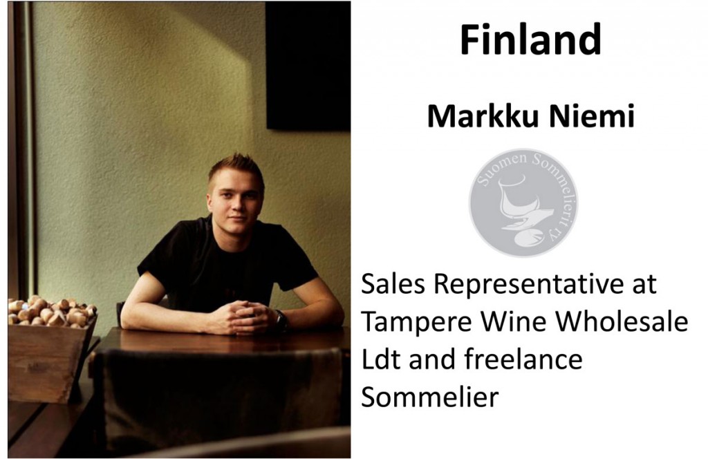 Norðurlandamót Vínþjóna 2015 - Markku Niemi frá Finnlandi