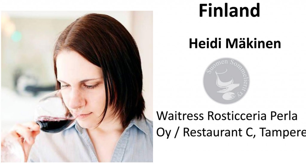 Norðurlandamót Vínþjóna 2015 - Heidi Mäkinen frá Finnlandi