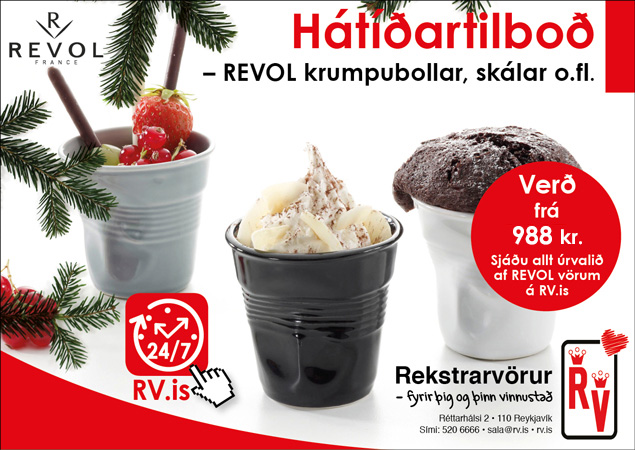 Hátíðartilboð -REVOL krumpubollar, skálar o.fl.