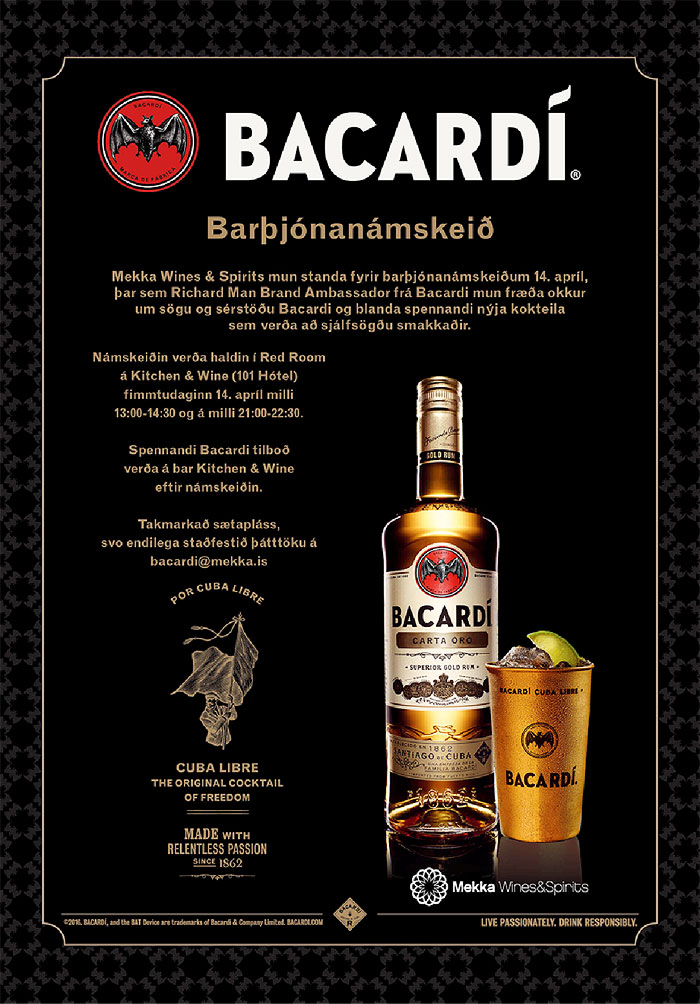 Bacardi námskeið