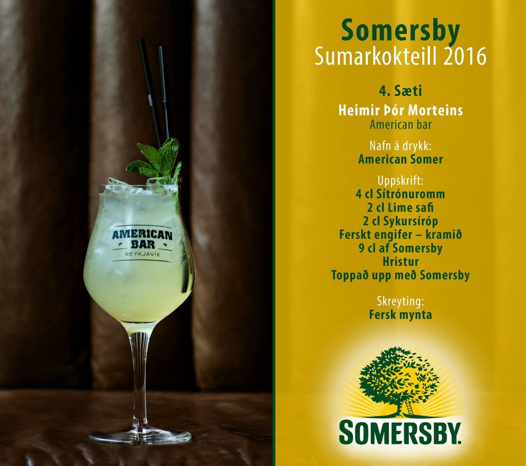 Somersby sumarkokteillinn 2016