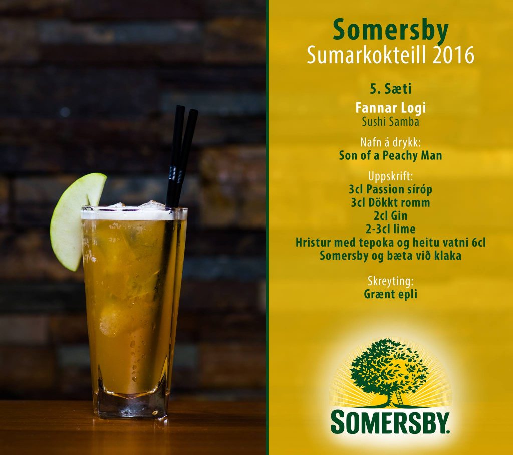 Somersby sumarkokteillinn 2016