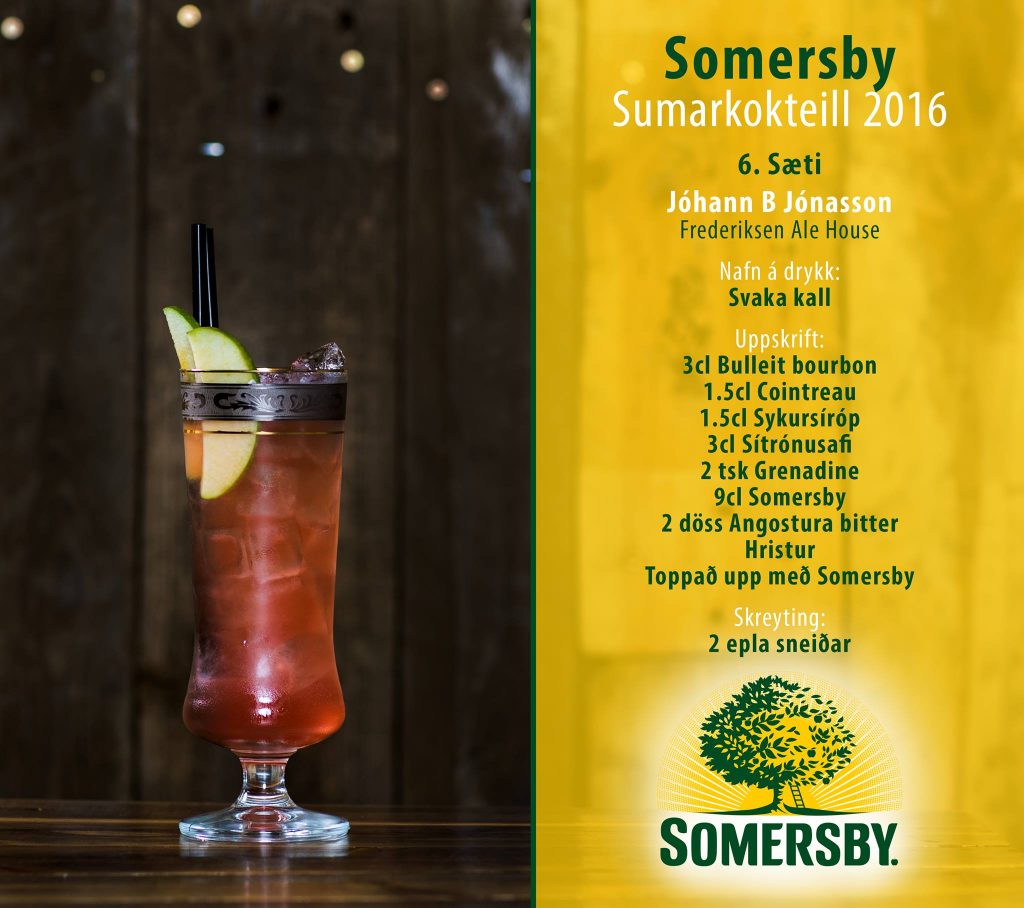 Somersby sumarkokteillinn 2016