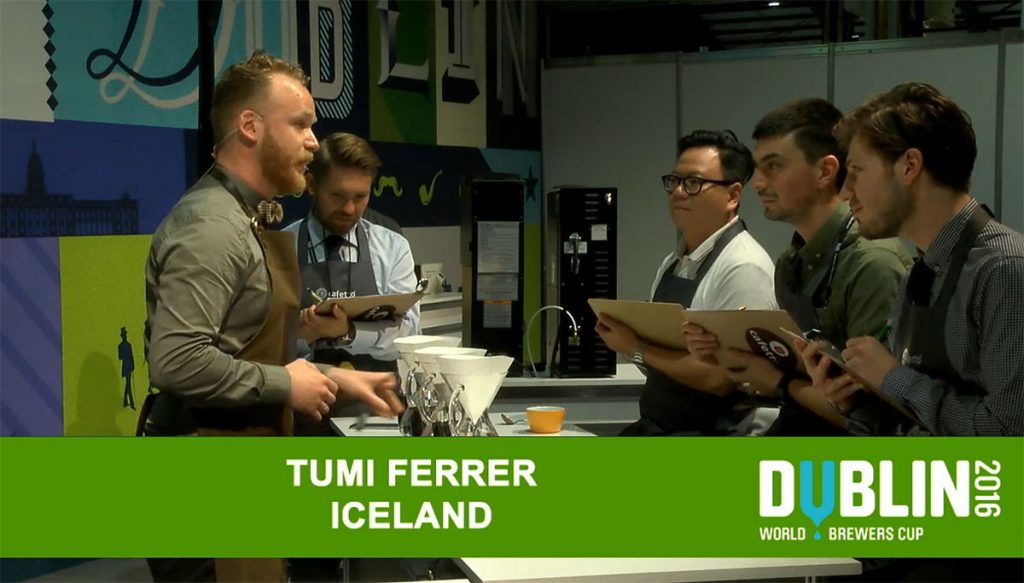 World of Coffee - Dublin 2016 - Tumi Ferrer