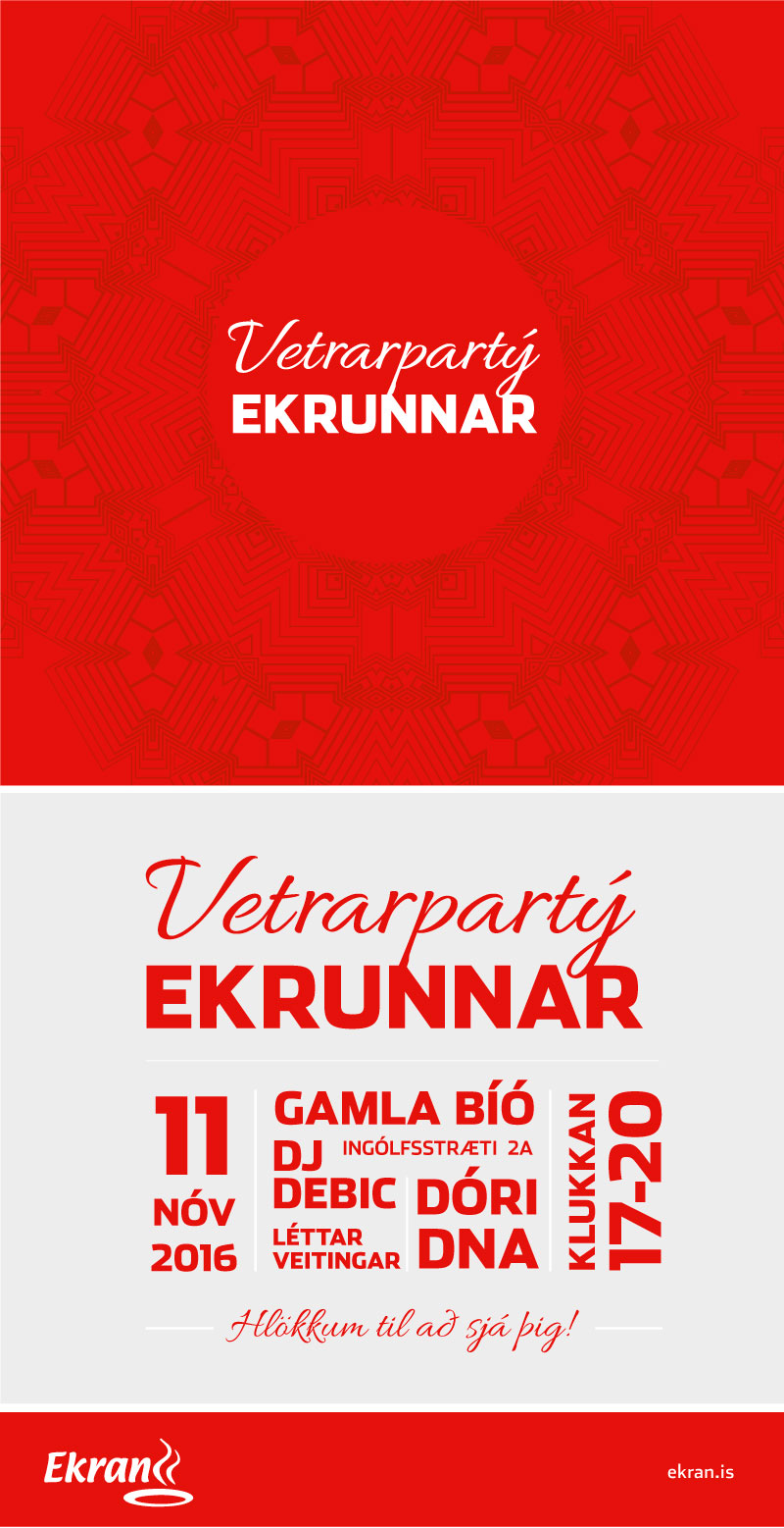 Ekran býður þér í Vetrarpartý