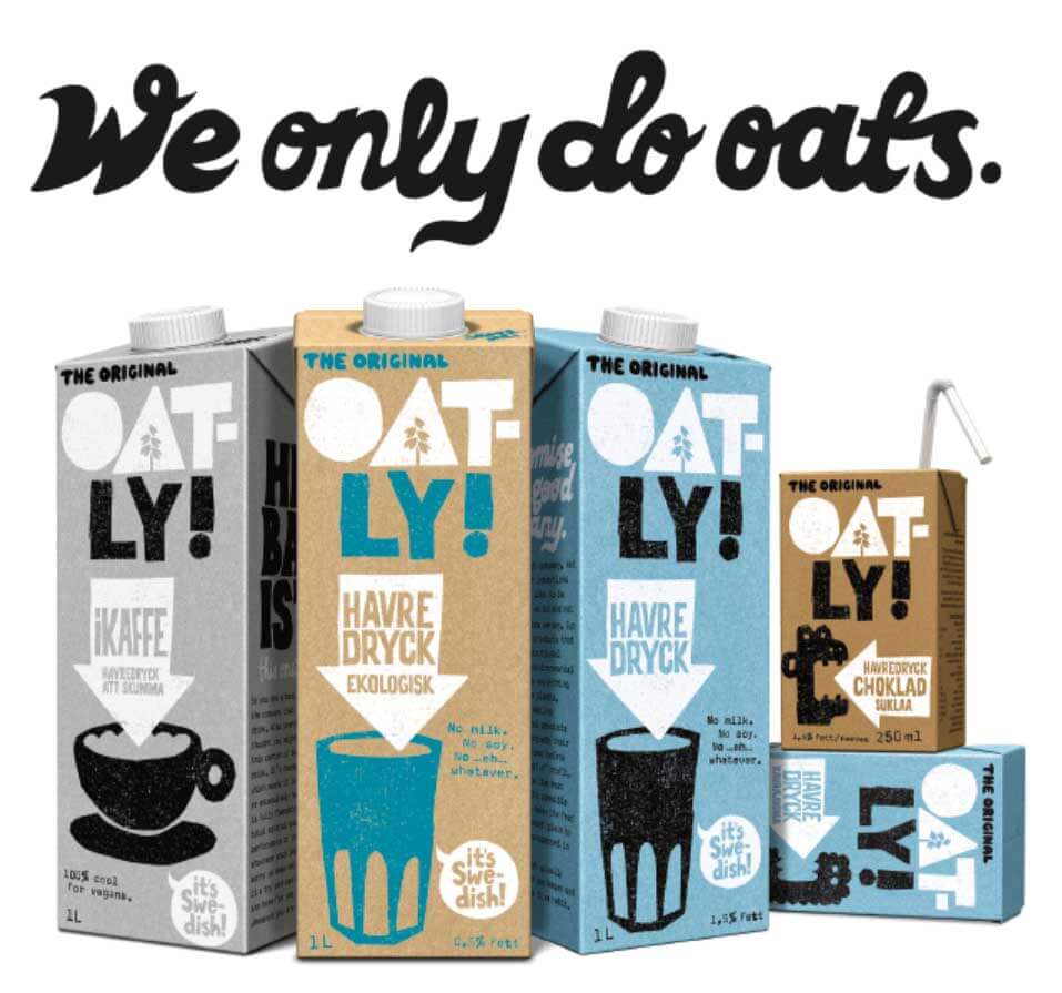 Haframjólkurvörurnar Oatly