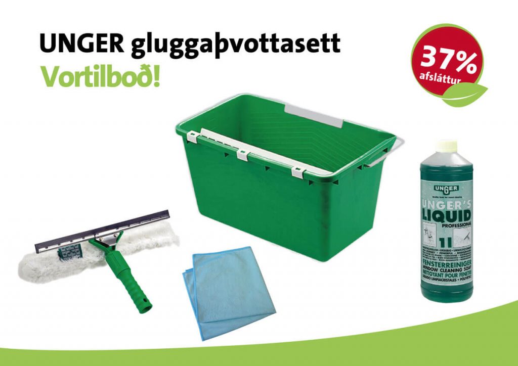 Garri - Unger gluggaþvottasett