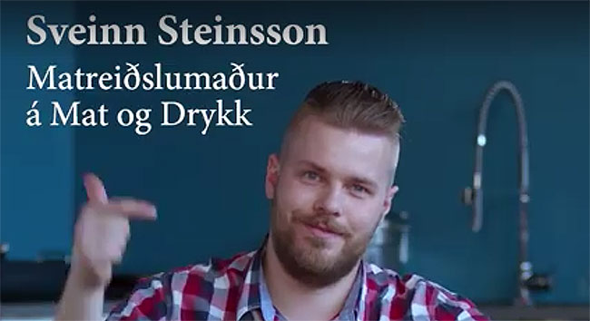 Sveinn Steinsson matreiðslumaður og kótelettukall með meiru