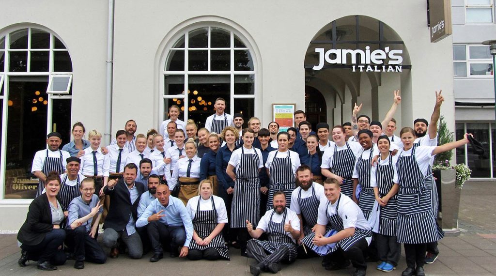 Veitingahúsið Jamie's Italian á Hótel Borg við Austurvöll