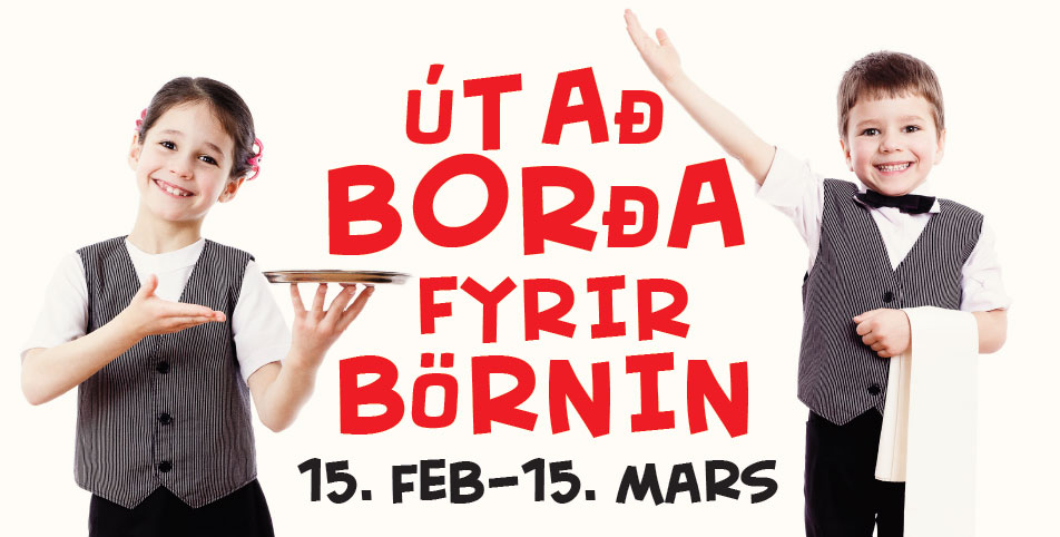 Út að borða fyrir börnin