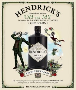 Gin - Hendrick´s Kokteilkeppni á Food & Fun 2018