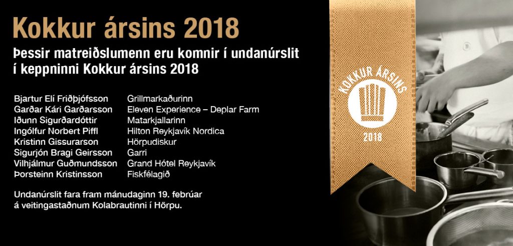 Undanúrslit - Kokkur ársins 2018