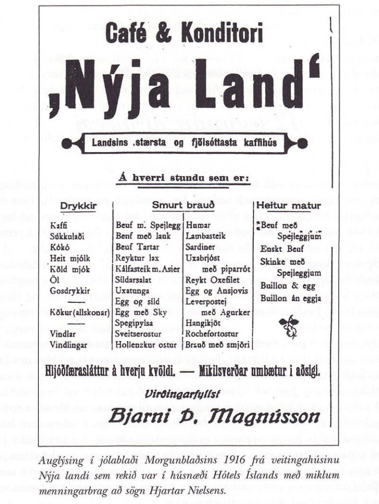 Veitingasaga - Nýja land