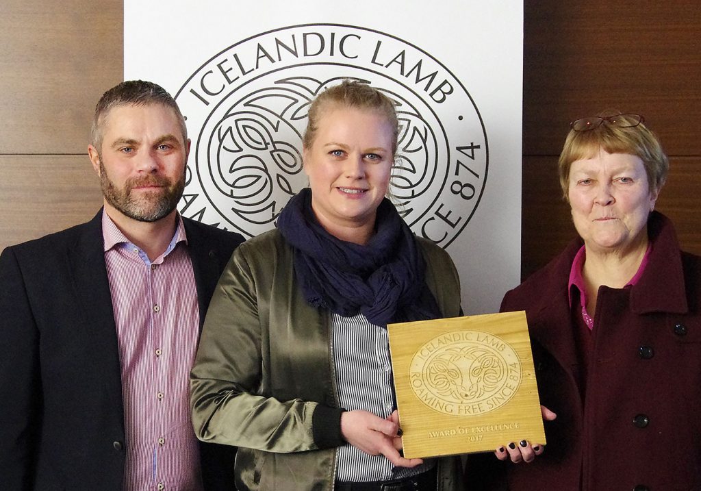 Viðurkenning til samstarfsaðila - Icelandic Lamb Award Of Excellence