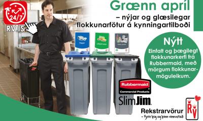 Slim Jim flokkunarfötur frá Rubbermaid