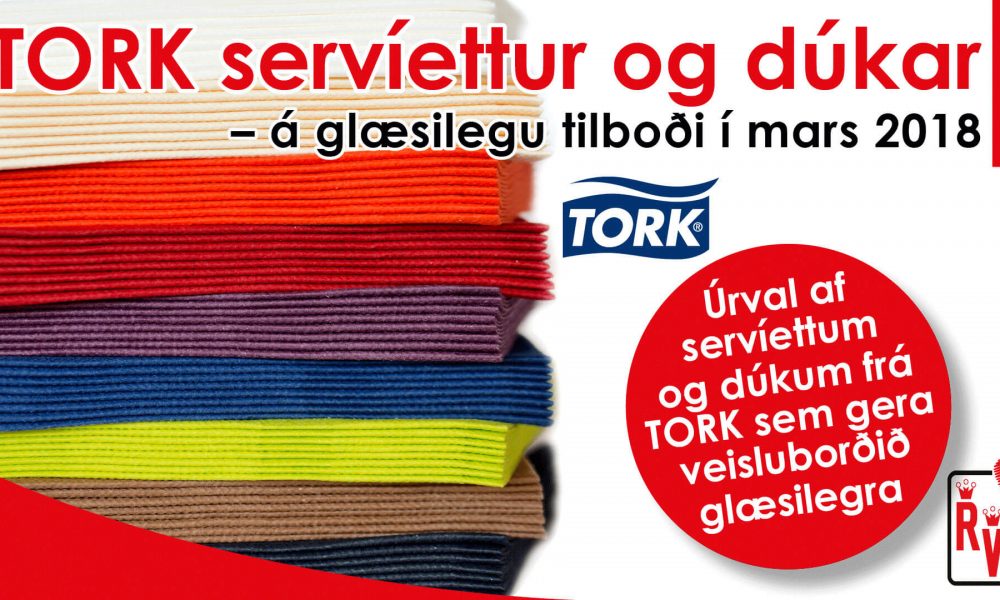 Rekstrarvörur - TORK servíettur og dúkar