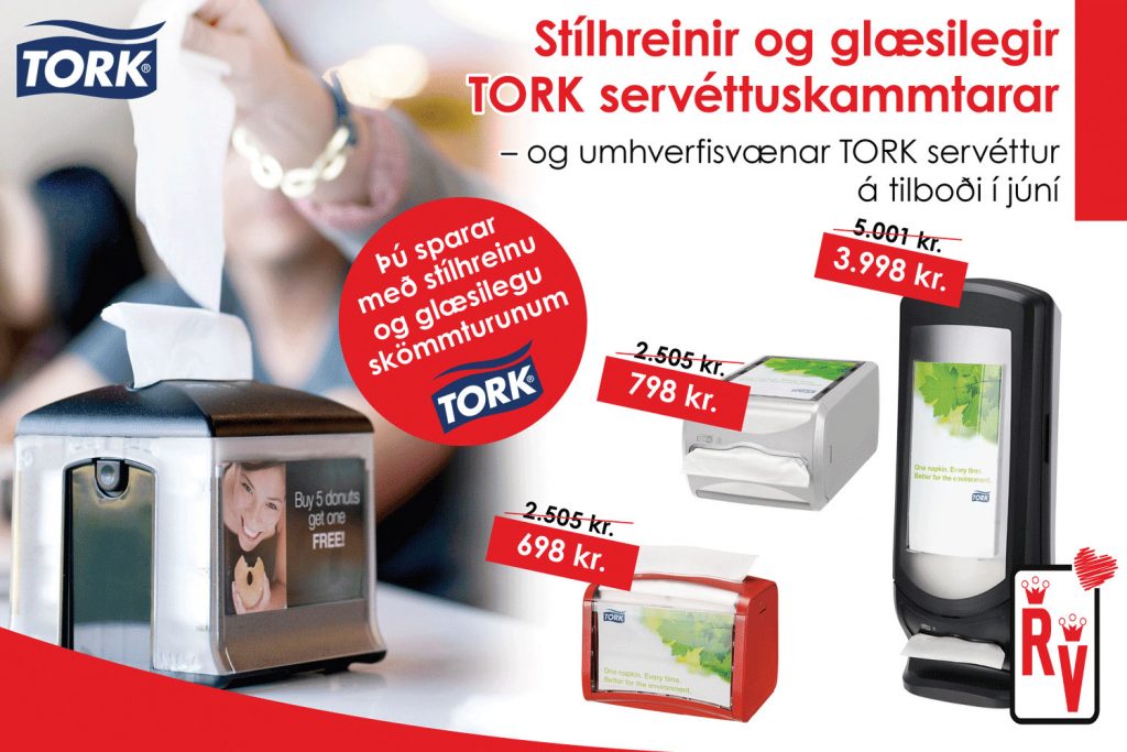 Servéttuskammtarar og servéttur - TORK