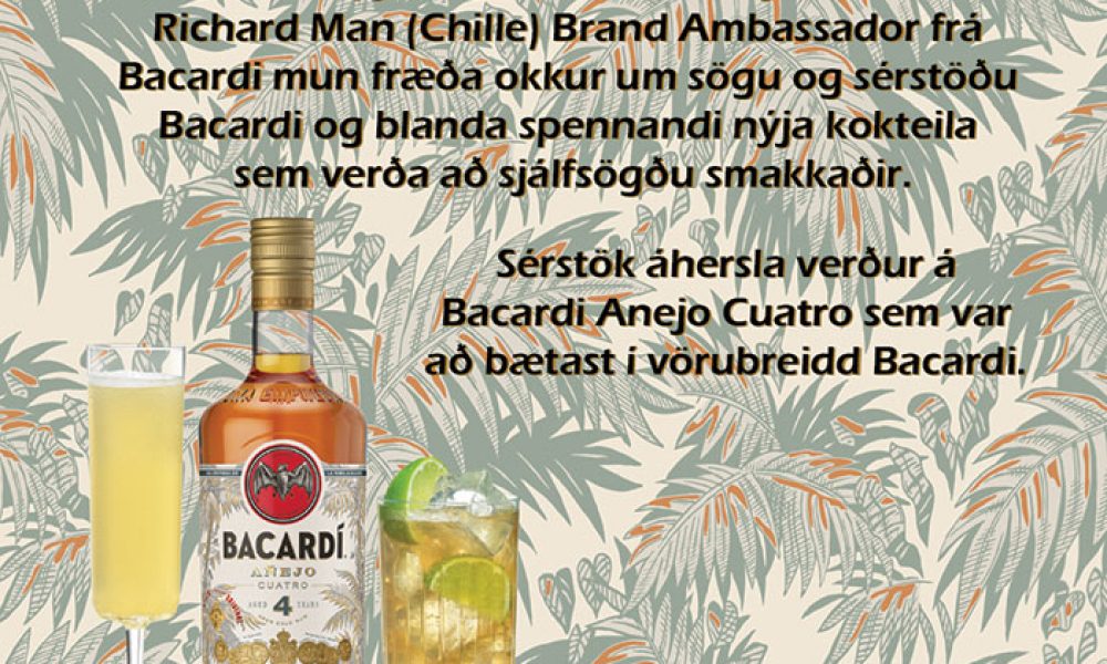 Mekka Wines & Spirits - Bacardi barþjónanámskeið 2018