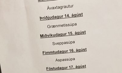 Matseðill eldri borgara