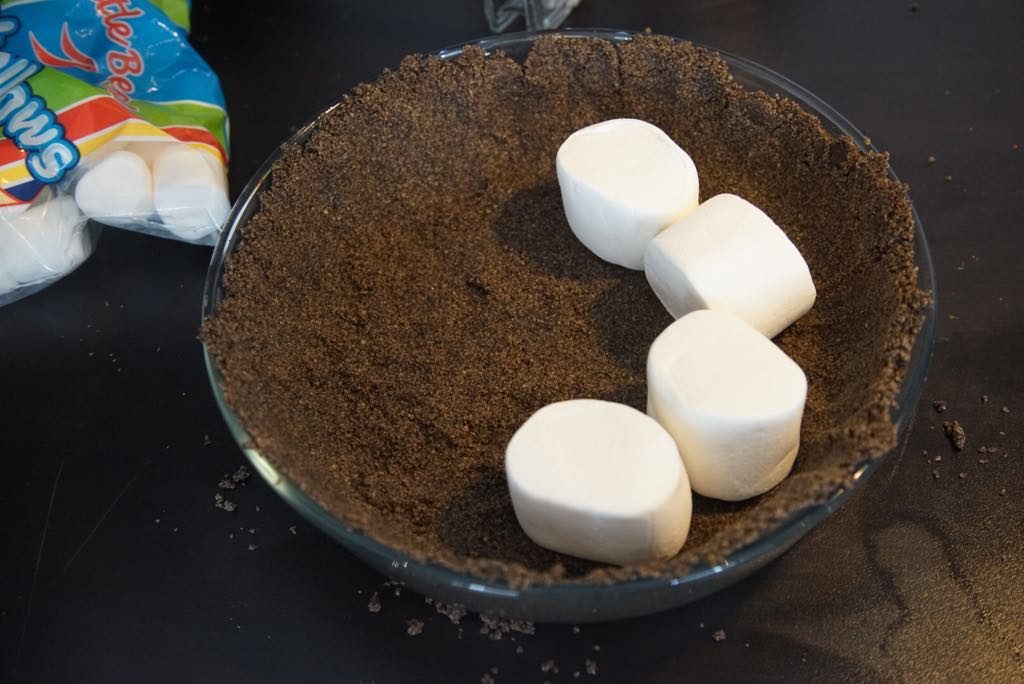 Sykurpúða „s'mores“ kaka