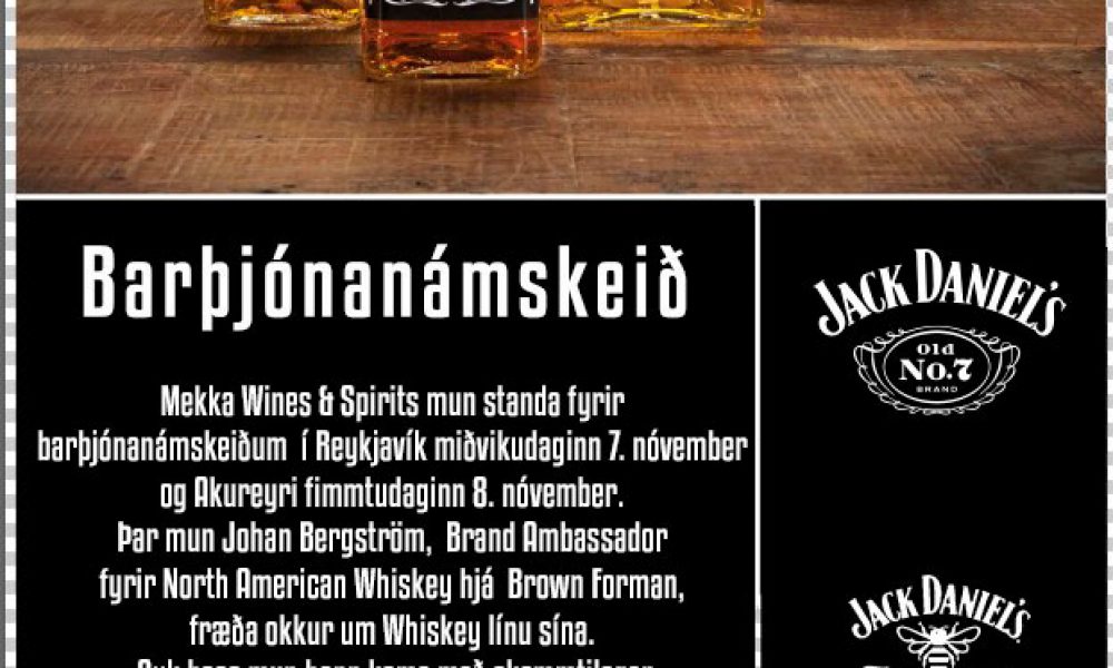 Mekka Wines & Spirits - Jack Daniel's barþjónanámskeið