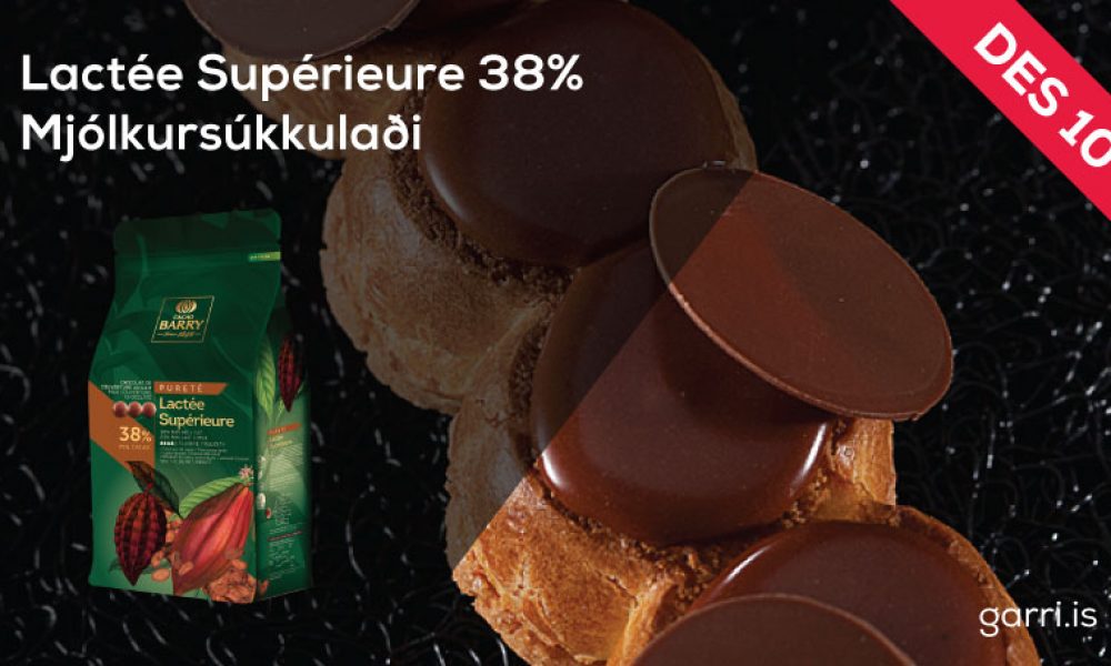 Cacao Barry Lactée Supérieure 38% mjólkursúkkulaði á hátíðartilboði