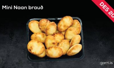 Mini Naan brauð á hátíðartilboði