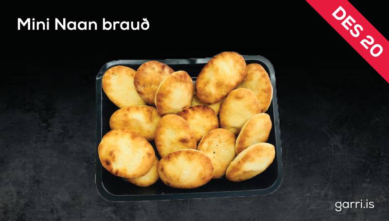 Mini Naan brauð á hátíðartilboði