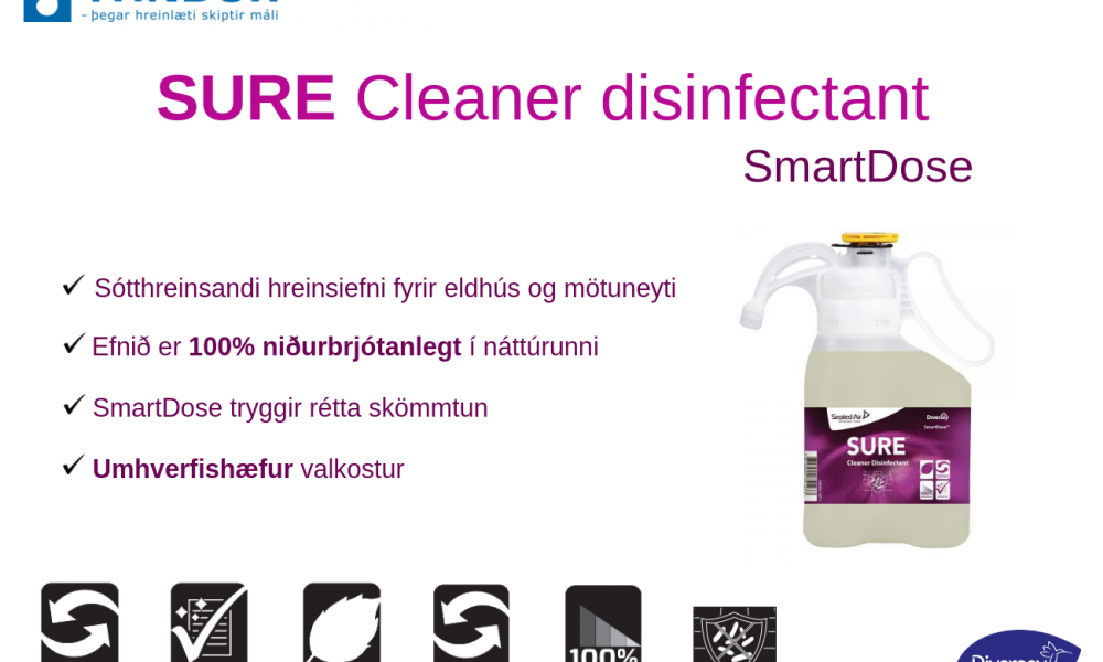 Umhverfishæfur valkostur - SURE SmartDose