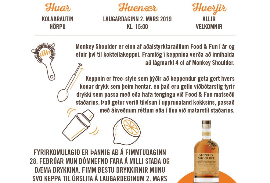 Food & Fun kokteilkeppni 2019