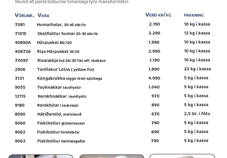 Norðanfiskur - Febrúar tilboð