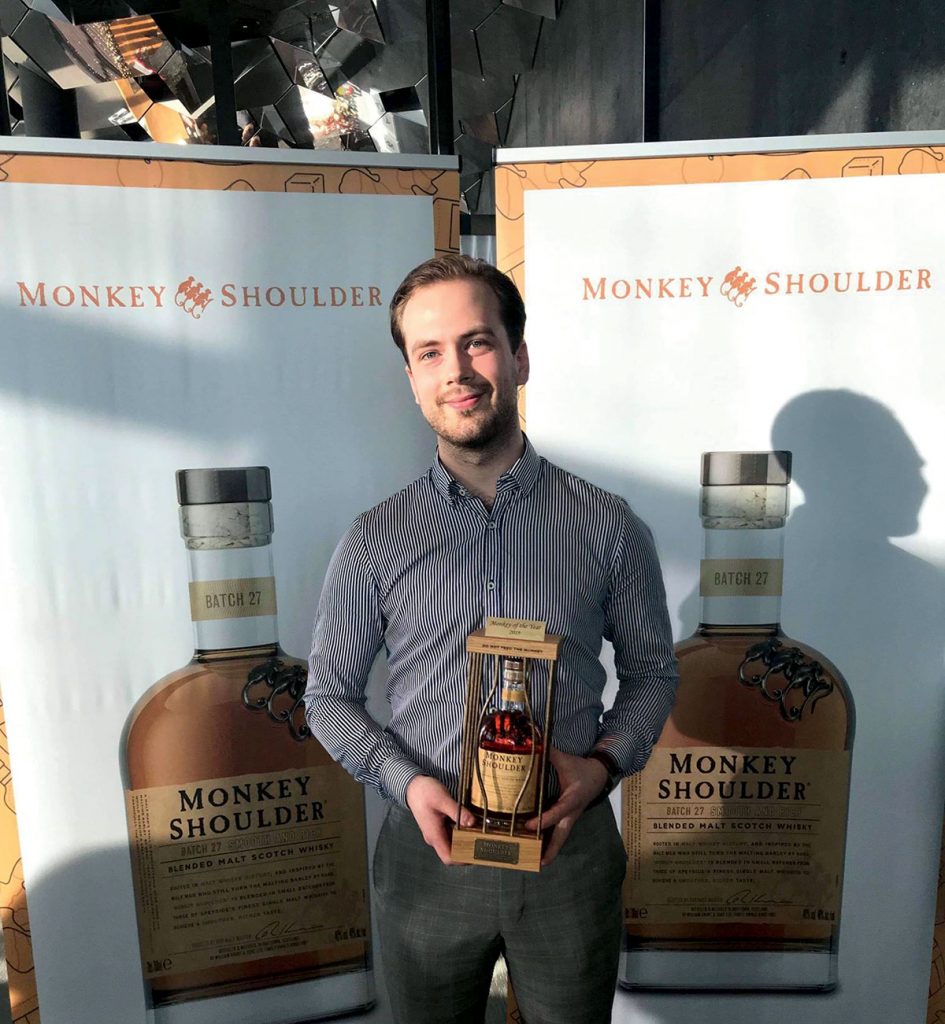 Monkey Shoulder kokteilkeppnin - Jónmundur Þorsteinson - Food and Fun 2019