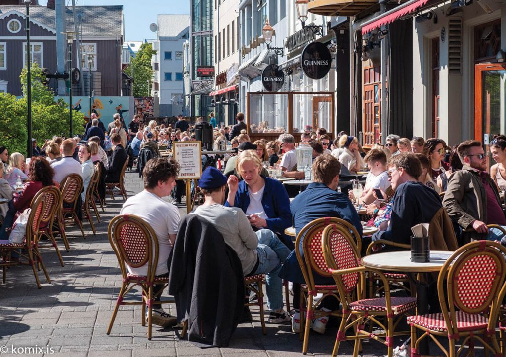 American bar- Cafe Paris - Miðbærinn - Reykjavík