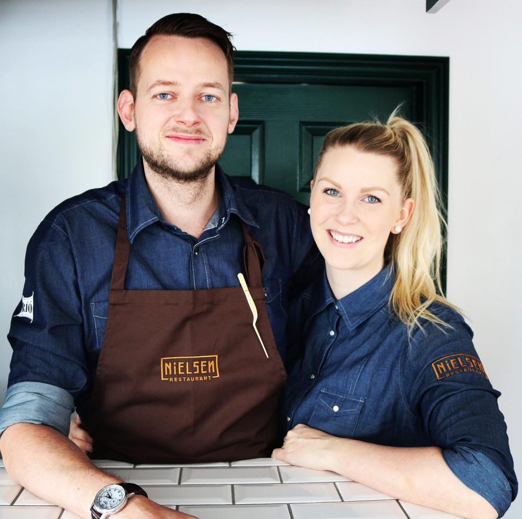 Nielsen restaurant á Egilsstöðum - Kári Þorsteinsson og Sólveig Edda Bjarnadóttir