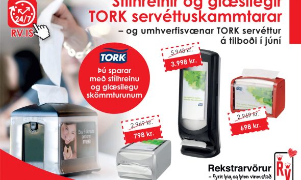 Tork servéttuskammtarar og servéttur