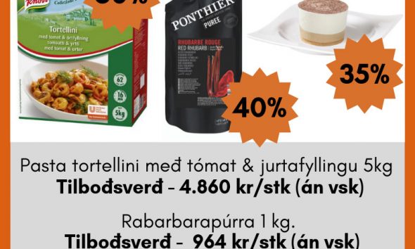 Rabarbarapúrra, Tortellini og dásamlegar macchiato eftirréttakökur