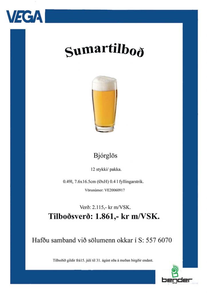 Sumartilboð VEGA