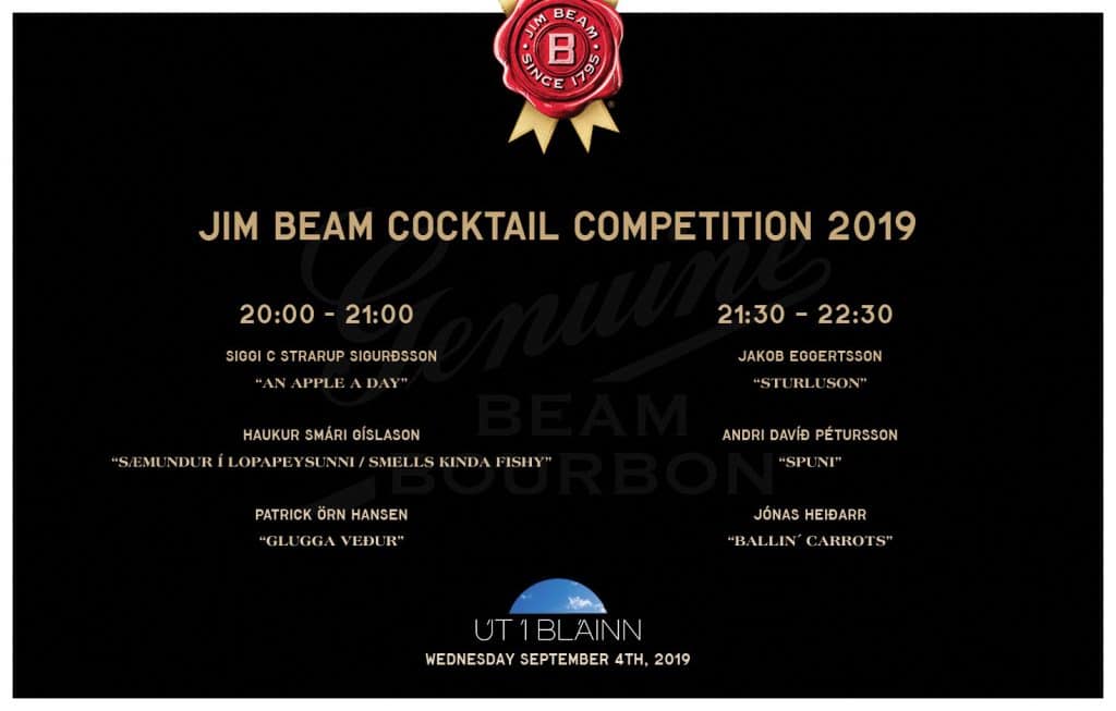 Jim Beam kokteilakepni - 4. September 2019