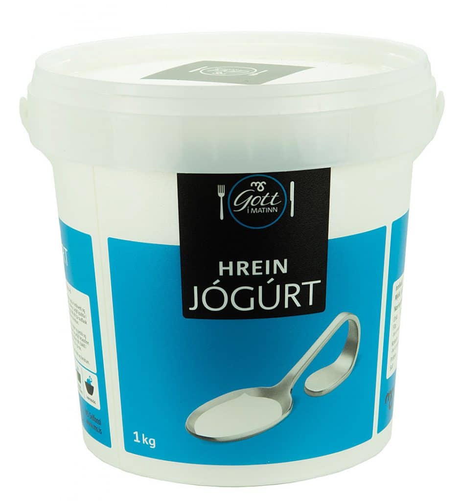 Hrein jógúrt, nú í 1 kg fötu