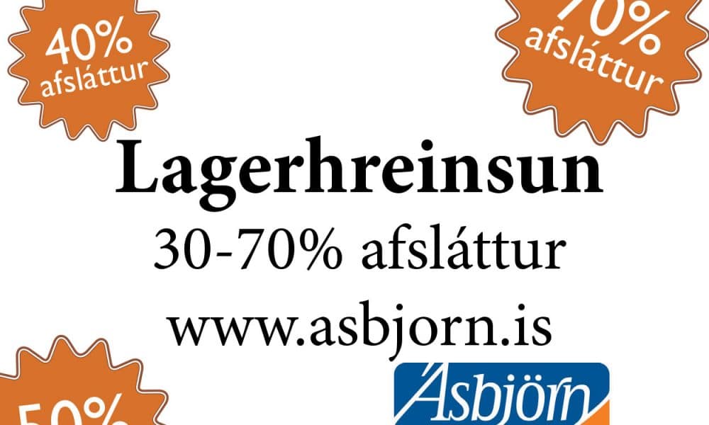 Lagerhreinsunin hjá Ásbirni Ólafssyni ehf.