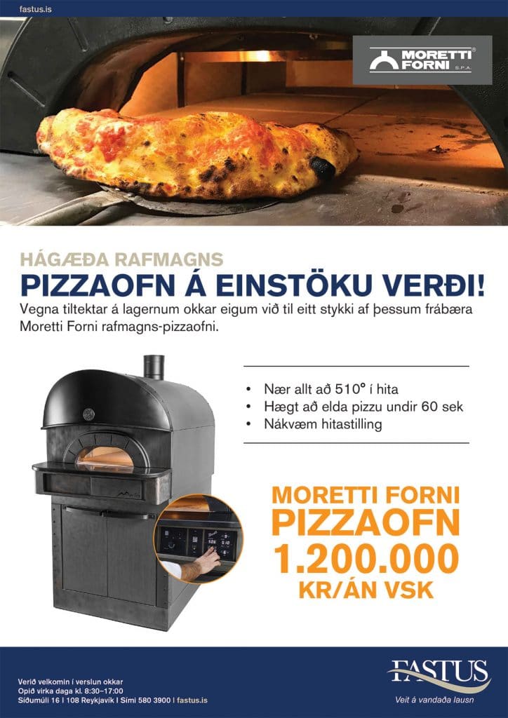 Hágæða rafmagns pizzaofn á einstöku verði