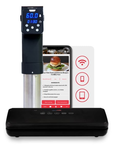 iVide Sous Vide og Vacuum pökkunarvél